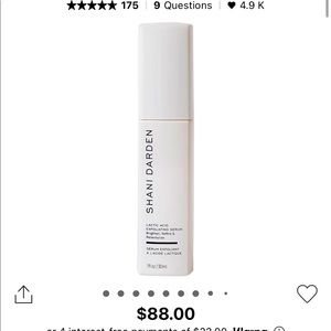 Shani Darden Lactic Acid Exfoliating Serum (only used twice)